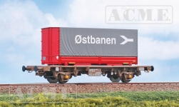 ACME 40517 - H0 - Flachwagen Ostbanen, DSB, Ep. V